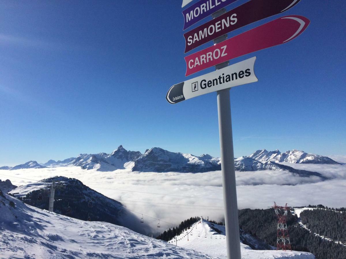 Le Coeur Tartan Appartamento Samoëns Esterno foto